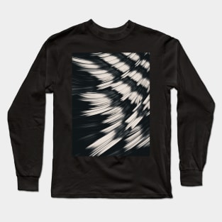 Zebra Strands. Abstract Art Long Sleeve T-Shirt